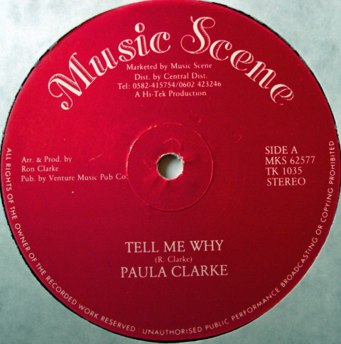 Paula Clarke - Tell Me Why / It's All Over | Music Scene (MKS 62577) - main