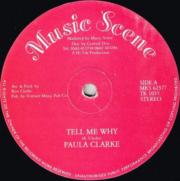Paula Clarke - Tell Me Why / It's All Over | Music Scene (MKS 62577) - 2