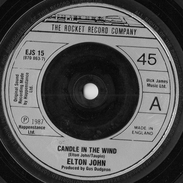 Elton John - Candle In The Wind | The Rocket Record Company (EJS 15) - 2