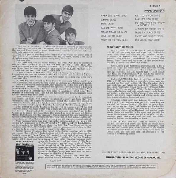 The Beatles - Twist And Shout | Capitol Records (T 6054) - 2 The Beatles - Twist And Shout | Capitol Records (T 6054) - 2