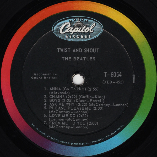 The Beatles - Twist And Shout | Capitol Records (T 6054) - 3 The Beatles - Twist And Shout | Capitol Records (T 6054) - 3