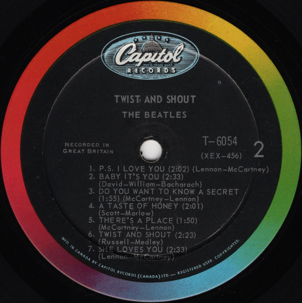 The Beatles - Twist And Shout | Capitol Records (T 6054) - 4 The Beatles - Twist And Shout | Capitol Records (T 6054) - 4