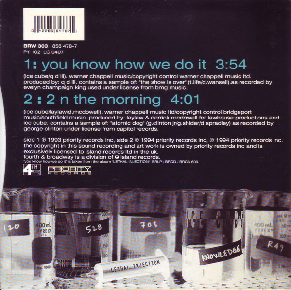 Ice Cube - You Know How We Do It | 4th & Broadway (BRW 303) - 2