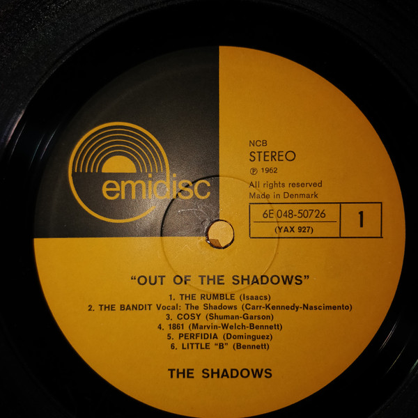 The Shadows - Out Of The Shadows | Emidisc (6E 048-50 726) - 3 The Shadows - Out Of The Shadows | Emidisc (6E 048-50 726) - 3