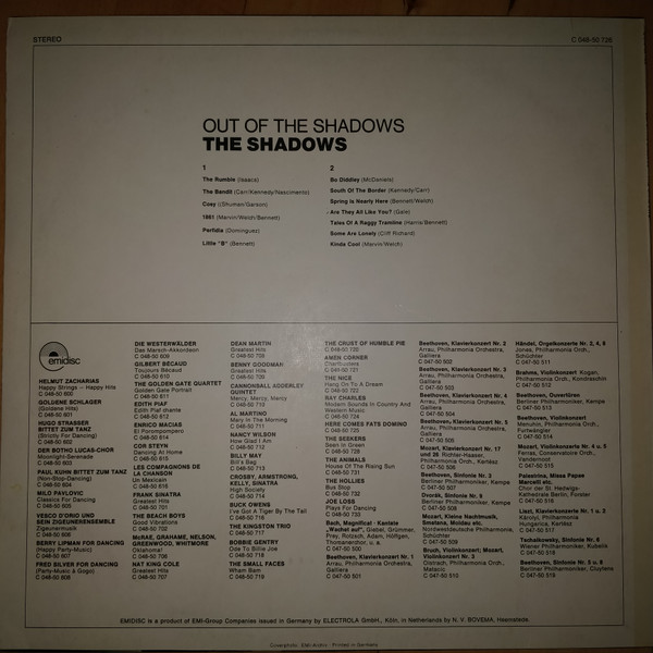 The Shadows - Out Of The Shadows | Emidisc (6E 048-50 726) - 2 The Shadows - Out Of The Shadows | Emidisc (6E 048-50 726) - 2