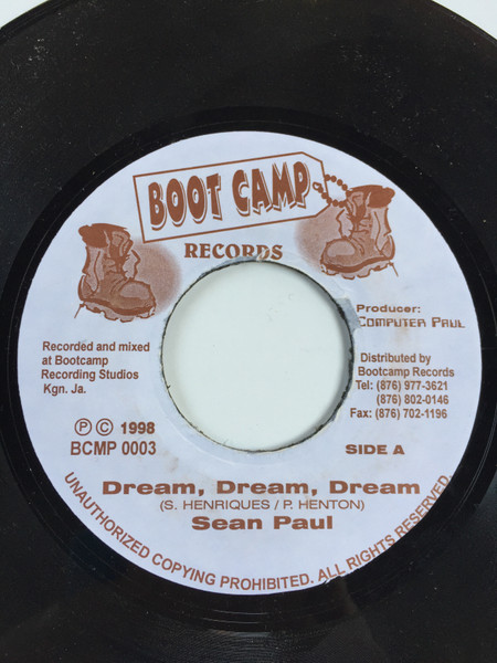 Sean Paul / Zeno - Dream, Dream, Dream / Gal A Look Yuh Man | Boot Camp Records (BCMP 0003) - main