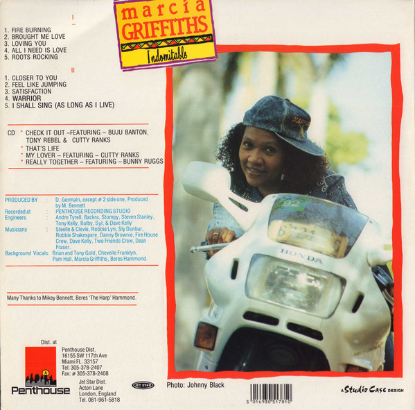 Marcia Griffiths - Indomitable | Penthouse Records (PHLP 26) - 2 Marcia Griffiths - Indomitable | Penthouse Records (PHLP 26) - 2