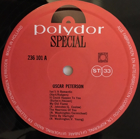Oscar Peterson - Oscar Peterson | Polydor (236 101) - 3 Oscar Peterson - Oscar Peterson | Polydor (236 101) - 3