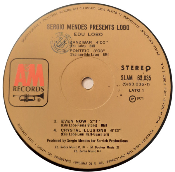 Edu Lobo - Sergio Mendes Presents Lobo | A&M Records (SLAM 63.035) - 4 Edu Lobo - Sergio Mendes Presents Lobo | A&M Records (SLAM 63.035) - 4