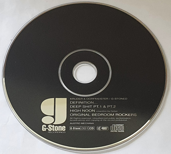 Kruder & Dorfmeister - G-Stoned | G-Stone Recordings (G-Stone 001 CD) - 4 Kruder & Dorfmeister - G-Stoned | G-Stone Recordings (G-Stone 001 CD) - 4