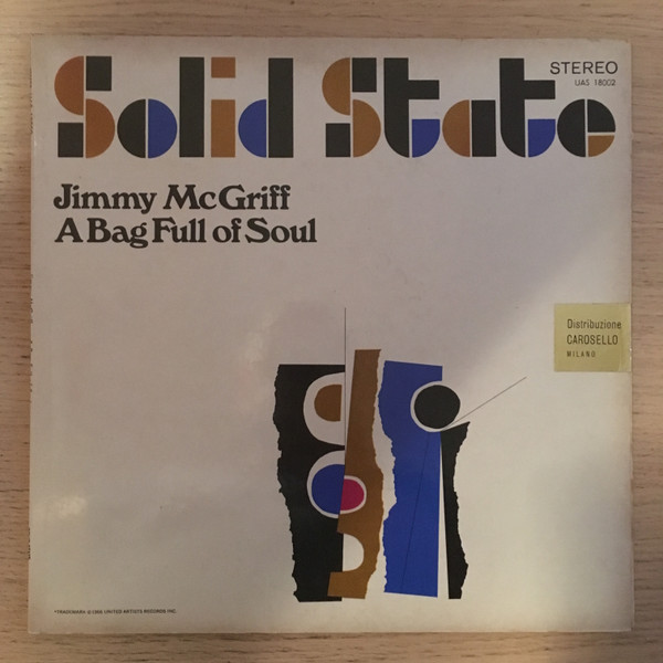 Jimmy McGriff - A Bag Full Of Soul | Solid State Records (UAS 18002)