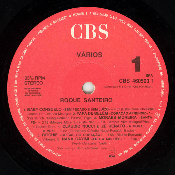 Various - Roque Santeiro | CBS (CBS 460503 1)