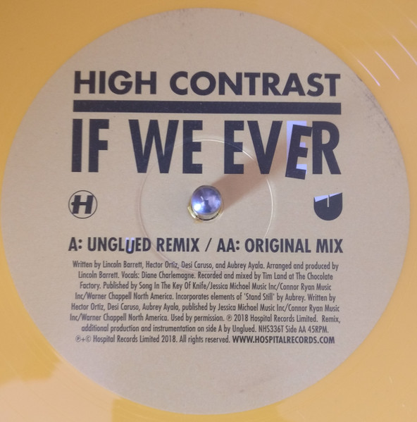 High Contrast - If We Ever (Unglued Remix) | Hospital Records (NHS-336) - 4 High Contrast - If We Ever (Unglued Remix) | Hospital Records (NHS-336) - 4