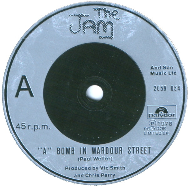 The Jam - David Watts / "A" Bomb In Wardour Street | Polydor (2059 054) - 4