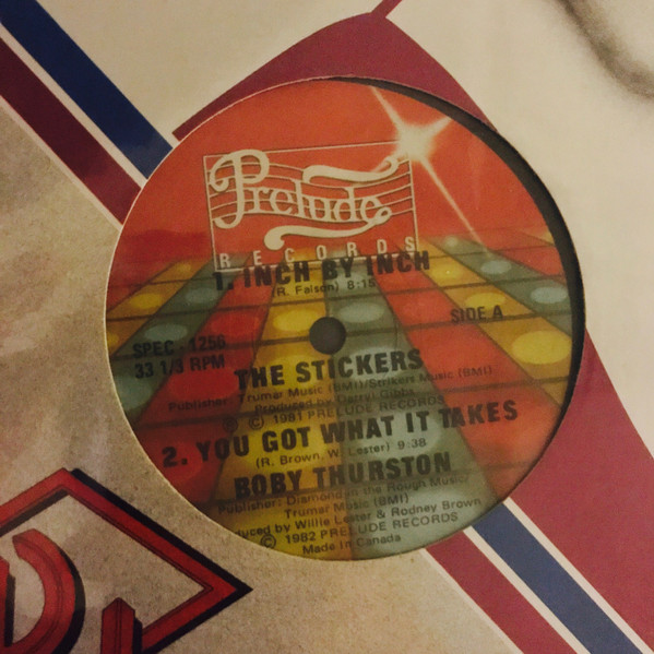The Strikers / Bobby Thurston / Empress - Inch By Inch / You Got What It Takes / Dyin' To Be Dancin' | Prelude Records (SPEC-1256) - main