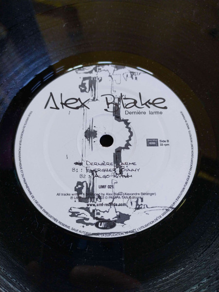 Alex Blake - Derniere Larme | UMF Records (UMF 021) - 3