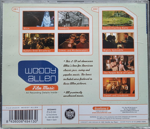 Various - Woody Allen Film Music | The Soundtrack Factory (SFCD44413) - 2 Various - Woody Allen Film Music | The Soundtrack Factory (SFCD44413) - 2