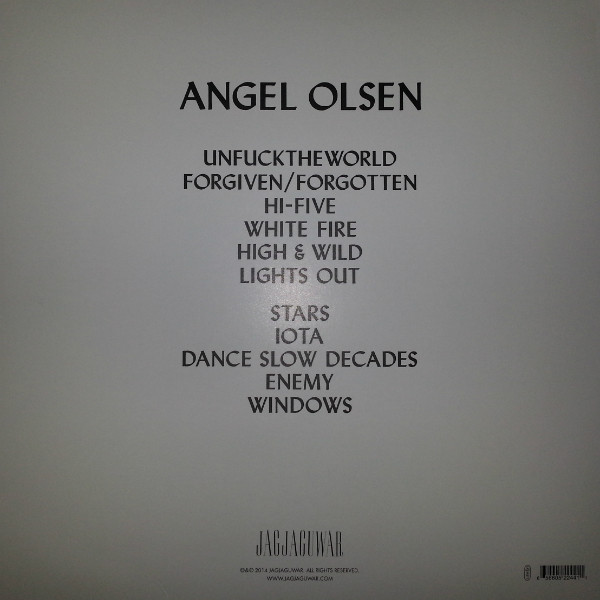 Angel Olsen - Burn Your Fire For No Witness | Jagjaguwar (JAG244) - 2 Angel Olsen - Burn Your Fire For No Witness | Jagjaguwar (JAG244) - 2
