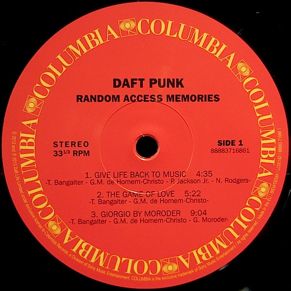 Daft Punk - Random Access Memories (2LP) [Vinyl] | Columbia (88883716861) - 4