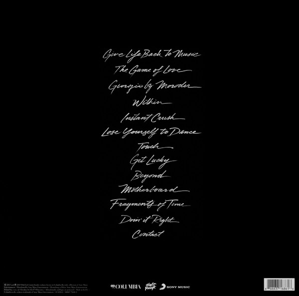 Daft Punk - Random Access Memories (2LP) [Vinyl] | Columbia (88883716861) - 3