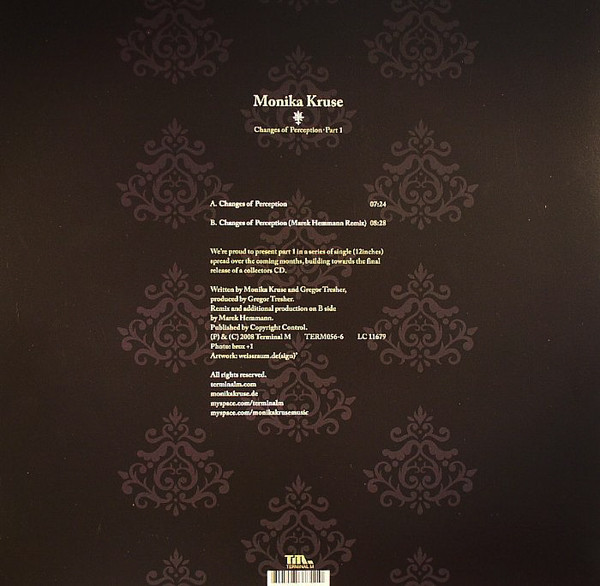 Monika Kruse - Changes Of Perception Part 1 | Terminal M (TERM056-6) - 2