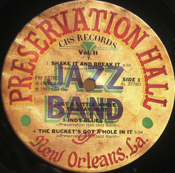 Preservation Hall Jazz Band - New Orleans Vol. II | CBS (FM 37780) - 3