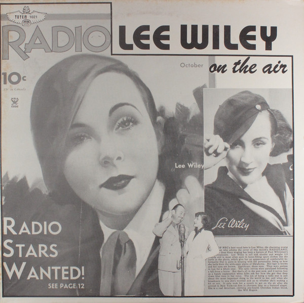 Lee Wiley - On The Air | Totem Records (1021)