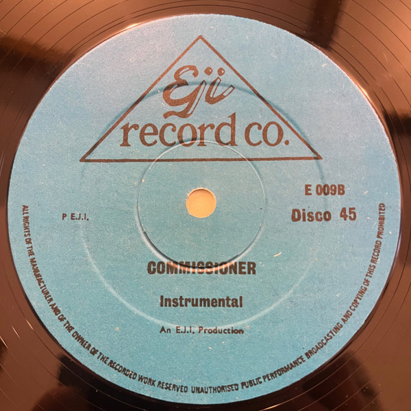 Tony Palmer - Jah Shall Conquer | Eji Record Co. (E 009) - 2