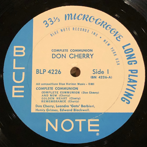 Don Cherry - Complete Communion | Blue Note (BLP 4226) - 3