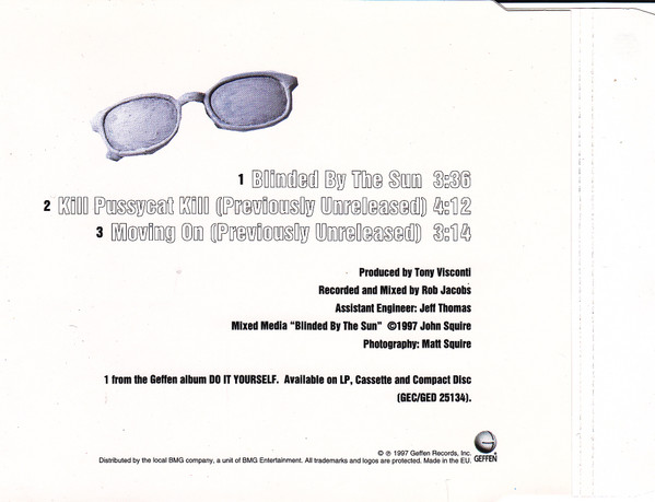 The Seahorses - Blinded By The Sun | Geffen Records (GED 22266) - 2