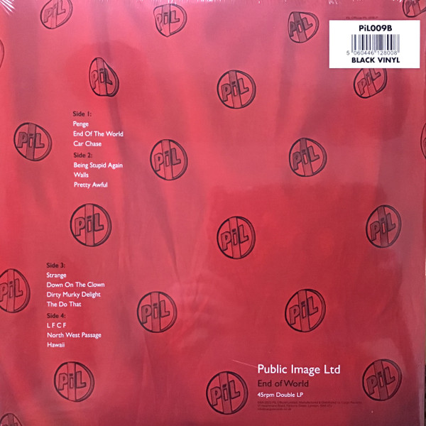 Public Image Limited - End Of World | PiL Official (PiL 009LP) - 2 Public Image Limited - End Of World | PiL Official (PiL 009LP) - 2