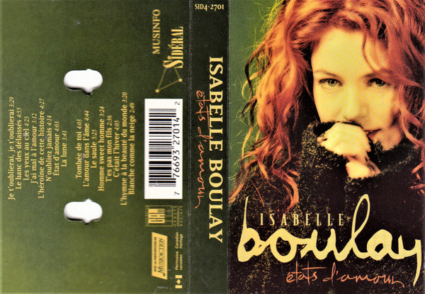 Isabelle Boulay - États D'Amour | Sidéral (SID4-2701) - 2 Isabelle Boulay - États D'Amour | Sidéral (SID4-2701) - 2