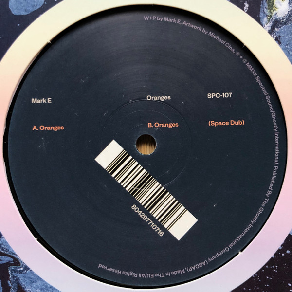 Mark E - Oranges | Spectral Sound (SPC-107) - 2