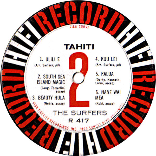 The Surfers - Tahiti | HiFi Records (R 417) - 4 The Surfers - Tahiti | HiFi Records (R 417) - 4