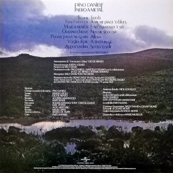 Pino Daniele - Nero A Metà | EMI (3C 064-18468) - 2 Pino Daniele - Nero A Metà | EMI (3C 064-18468) - 2