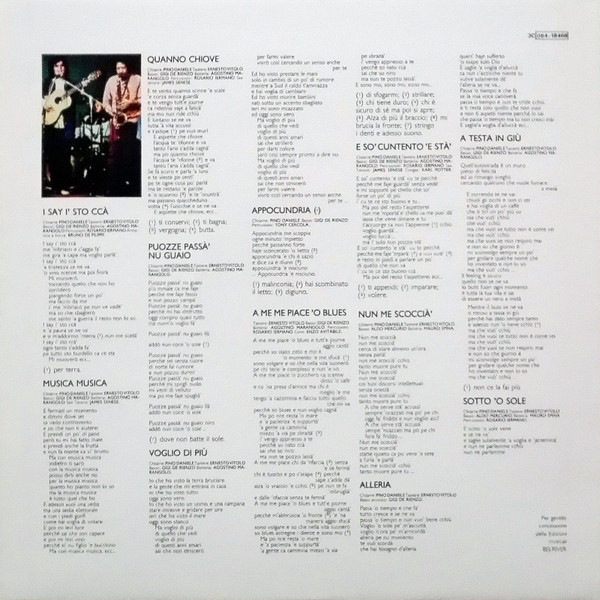 Pino Daniele - Nero A Metà | EMI (3C 064-18468) - 4 Pino Daniele - Nero A Metà | EMI (3C 064-18468) - 4