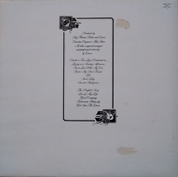Queen - A Night At The Opera | EMI (EMTC 103) - 3 Queen - A Night At The Opera | EMI (EMTC 103) - 3