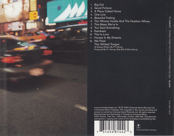 PJ Harvey - Stories From The City, Stories From The Sea [CD] | Island Records (314 548 144-2) - 2