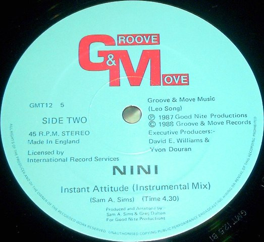 Nini - Instant Attitude | Groove & Move Records (GMT 12 5) - 2