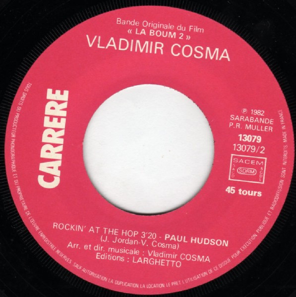 Cook Da Books / Paul Hudson - Bande Originale Du Film 'La Boum 2' | Carrere (13079) - 4