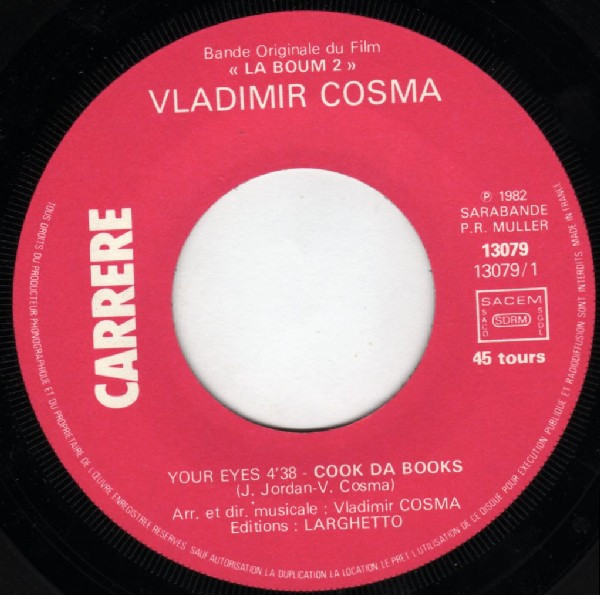 Cook Da Books / Paul Hudson - Bande Originale Du Film 'La Boum 2' | Carrere (13079) - 3
