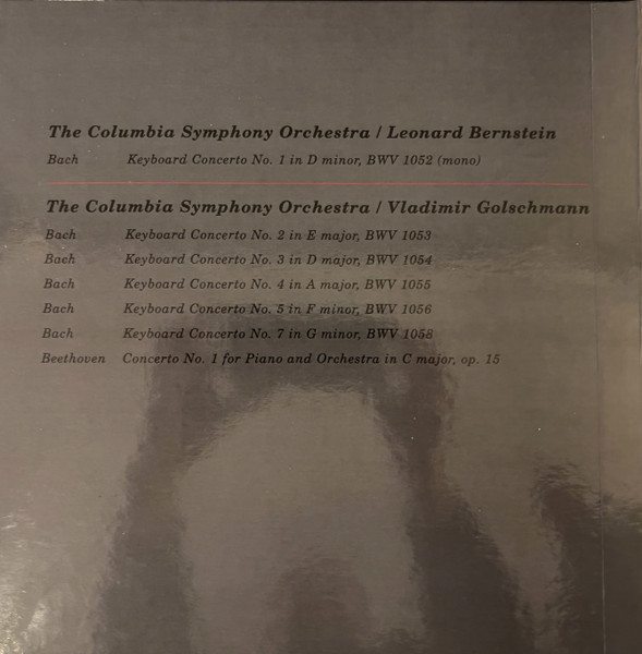 Johann Sebastian Bach / Ludwig van Beethoven , Glenn Gould , Columbia Symphony Orchestra , Leonard Bernstein / Vladimir Golschmann - The Complete Glenn Gould Bach Keyboard Concertos Nos. 1-5 & 7 / Beethoven Concerto No. 1 | Speakers Corner Records (none) - 2 Johann Sebastian Bach / Ludwig van Beethoven , Glenn Gould , Columbia Symphony Orchestra , Leonard Bernstein / Vladimir Golschmann - The Complete Glenn Gould Bach Keyboard Concertos Nos. 1-5 & 7 / Beethoven Concerto No. 1 | Speakers Corner Records (none) - 2