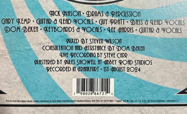Nick Mason's Saucerful Of Secrets - Echoes Live (12" - RSD 2025) [Vinyl] | Legacy (198028867214) - 4