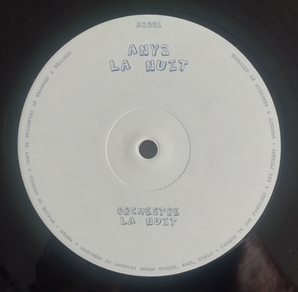 Any2 - La Nuit EP | A2 Records (A2001) - 2