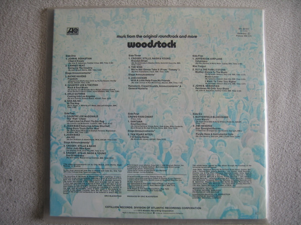 Various - Woodstock - Music From The Original Soundtrack And More | Atlantic (ATL 60 001) - 4