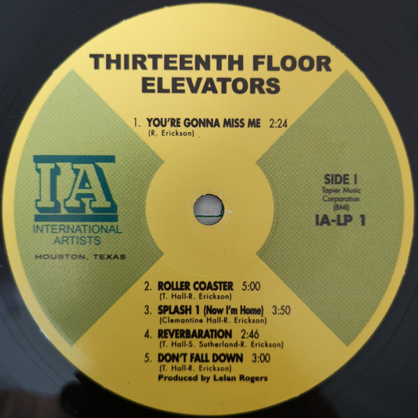 13th Floor Elevators - The Psychedelic Sounds Of The 13th Floor Elevators LP-UNOFFICIAL | International Artists (IA-LP-1) - 3
