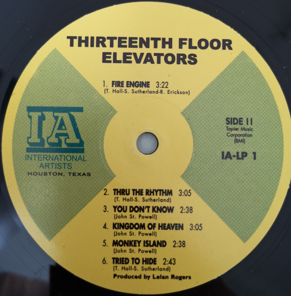 13th Floor Elevators - The Psychedelic Sounds Of The 13th Floor Elevators LP-UNOFFICIAL | International Artists (IA-LP-1) - 4