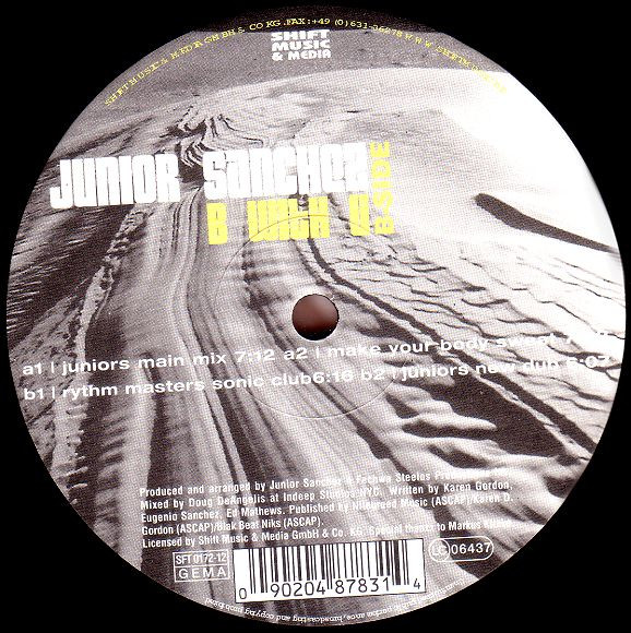Junior Sanchez - B With U | Shift Music & Media (SFT 0172-12) - 2 Junior Sanchez - B With U | Shift Music & Media (SFT 0172-12) - 2