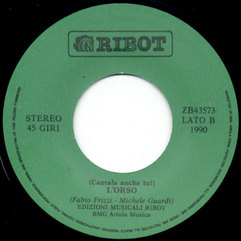 Salvatore "Totò" Cascio / Fabrizio Frizzi - L'Orso | Ribot (ZB43573) - 4
