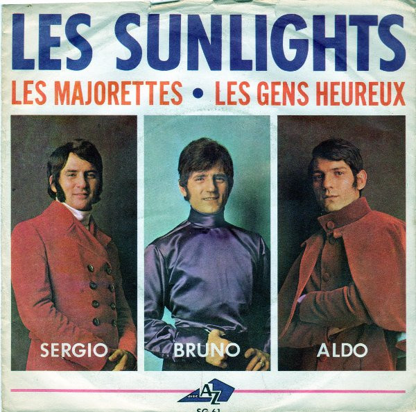 Les Sunlights - Les Majorettes / Les Gens Heureux | Disc'AZ (SG 61) - main